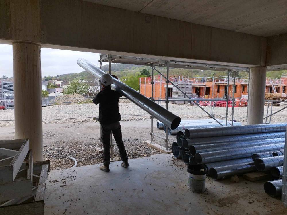 Lorraine énergie chantier Marange-Silvange