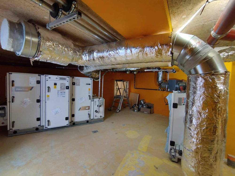 Centrale de traîtement d'air crèche miribel verdun